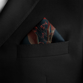 FLAREBLOOM SILK POCKET SQUARE